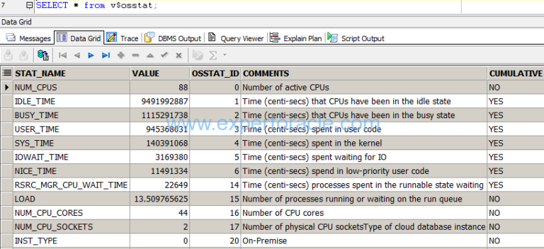 Performance Tuning Basics 12 : Dynamic Performance Views – Expert Oracle